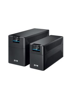   5E sorozatú 2. generációs szünetmentes tápegység; 1200 VA; 660 W; 6 db IEC kimenet; USB kom.