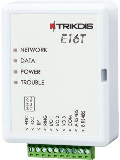   Ethernet kommunikátor; 3 be- vagy kimenet; analóg telefonvonali kommunikáció