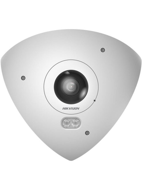 6 MP vandálbiztos WDR IR IP fisheye kamera; hang I/O; riasztás I/O; mikrofon