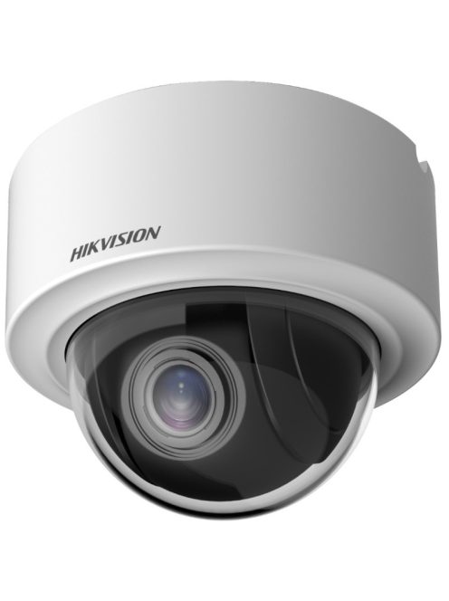 4 MP mini IP PTZ dómkamera; 4x zoom; hang I/O; riasztás I/O