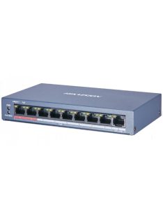   9 portos PoE switch (60 W); 8 PoE + 1 uplink port; nem menedzselhető