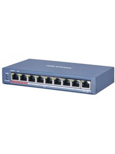   9 portos PoE switch (115 W); 8 PoE + 1 uplink port; nem menedzselhető