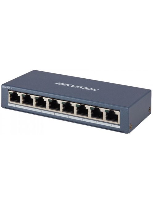 8 portos Gbit switch; nem menedzselhető