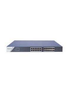   24 portos Gbit switch; 12 RJ45 + 12 SFP port; nem menedzselhető