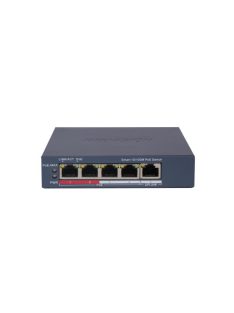   5 portos PoE switch (60 W); 4 PoE + 1 uplink port; smart menedzselhető