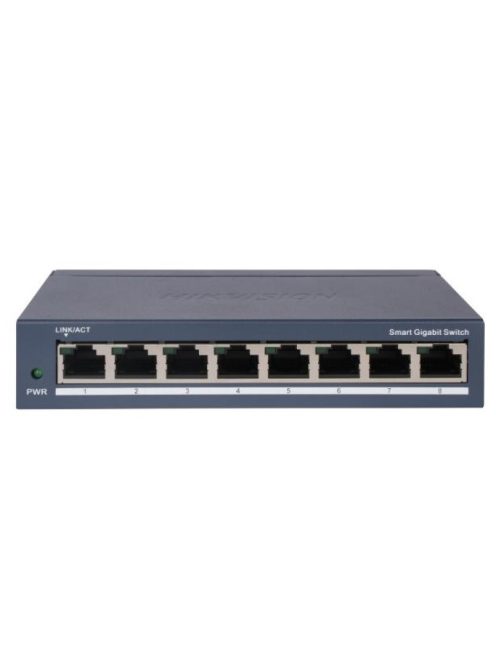 8 portos gigabit switch; smart menedzselhető