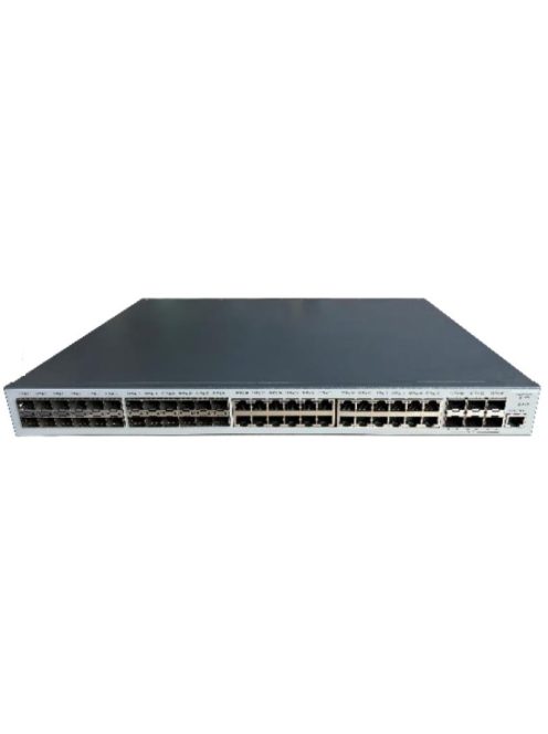 54 portos switch; L3; 24 1000M ethernet port + 24 1000M SFP port + 8 10G SFP + uplink port