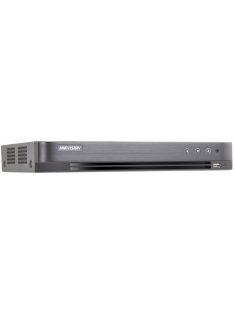   4 csatornás THD DVR; 5MP@12fps; 4MP@15fps; 1080p@25fps; max.8×8MP IP; PoC; riasztás be-/kimenet