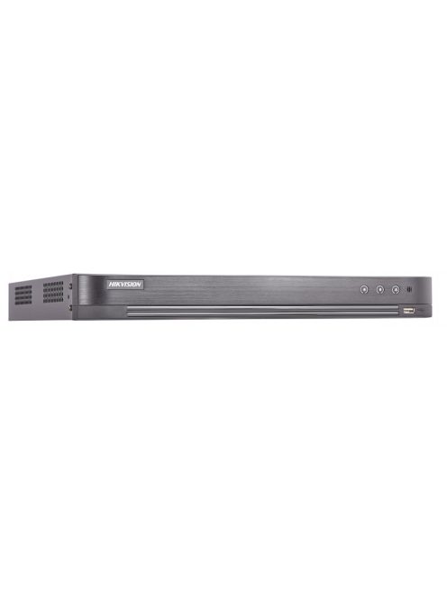 16 csatornás THD DVR;4MP lite@15fps;1080p lite@25fps;1080p@15fps;max.24×6MP IP;PoC;riasztás be-/kim.