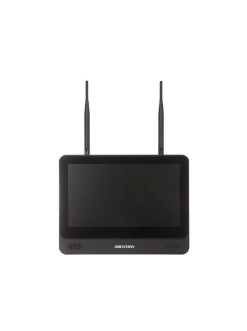 4 csatornás WiFi NVR; 40/60 Mbps be-/kimeneti sávszélesség; 11.6" LCD kijelző