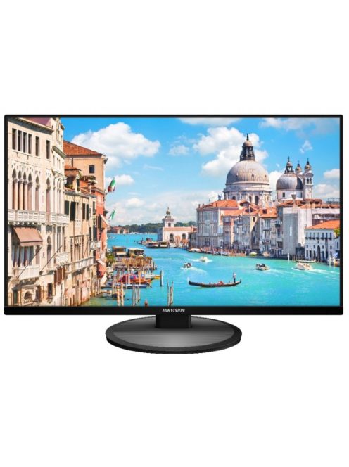 27" LED monitor; 178° betekintési szög; UHD felbontás; 24/7 működés; HDMI, VGA, DP