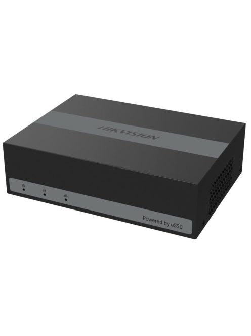 4 csatornás THD eSSD DVR; 1080P lite@25fps; 720P@25fps; +1x2MP IP csatorna; 330GB eSSD