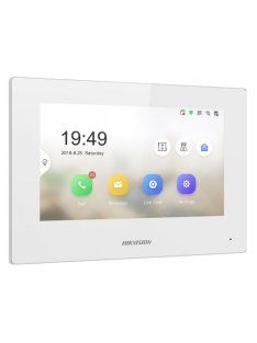   IP video-kaputelefon beltéri egység; 7" LCD kijelző; 1024x600 felbontás; WiFi