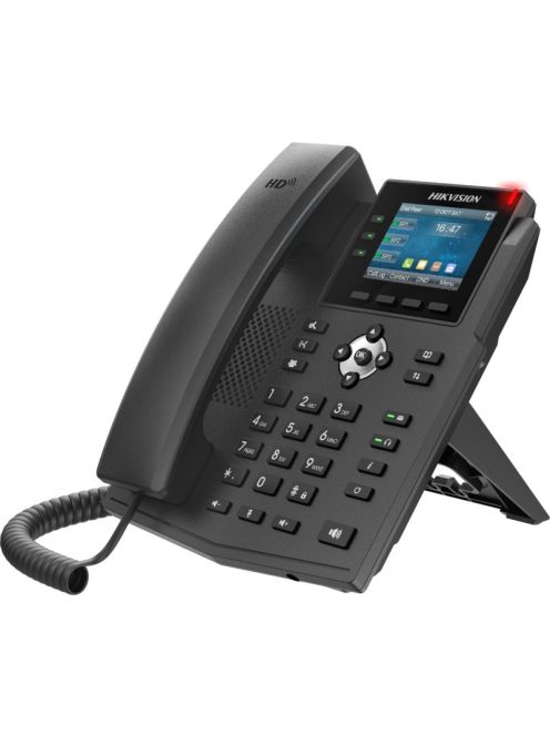 SIP telefon; 2.8" színes kijelző; 320x240; beépített 2,4 GHz WiFi