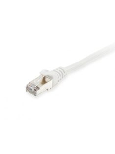 FTP patch kábel; cat5e; bézs; 0,25 m