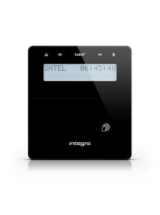   LCD kezelő INTEGRA központokhoz; kártyaolvasóval és lenyíló billentyűzetvédővel; fekete
