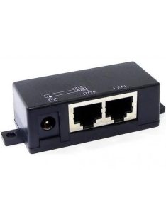 Passzív Power over Ethernet; DC, PoE és LAN aljzat
