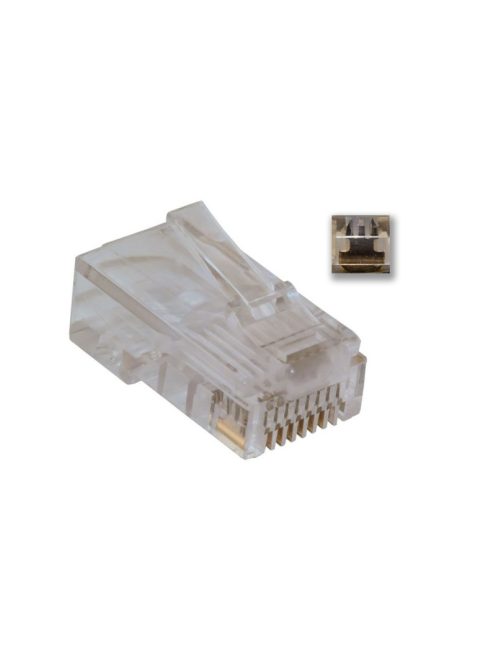 UTP RJ45 csatlakozó; cat5e; 100 db/csomag