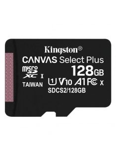   128GB microSD kártya; microSDXC; UHS-I Speed Class; U1; V10; adapterrel