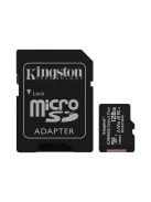 128GB microSD kártya; microSDXC; UHS-I Speed Class; U1; V10; adapterrel