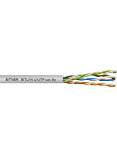 UTP fali kábel; cat5e; 200 MHz; PVC köpeny; 100 m/tekercs