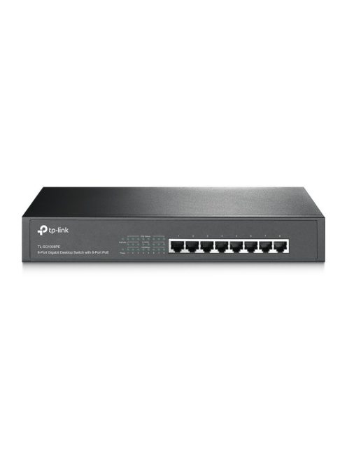 8 portos 10/100/1000 PoE switch (126W); 8 PoE+ port; nem menedzselhető