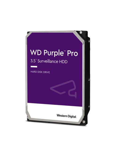 WD Purple Pro; 10 TB biztonságtechnikai merevlemez; 7200 rpm;24/7 alkalmazásra;nem RAID kompatibilis