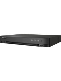   4 csatornás AcuSense THD DVR; 5MP lite@12fps, 1080p@15fps, 720p@20fps; +2× 6MP IP; koax audio