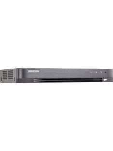   16 csatornás AcuSense THD DVR; 4MP lite@15fps, 1080p lite@25fps, 1080p@15fps; +2× 6MP IP; koax audio